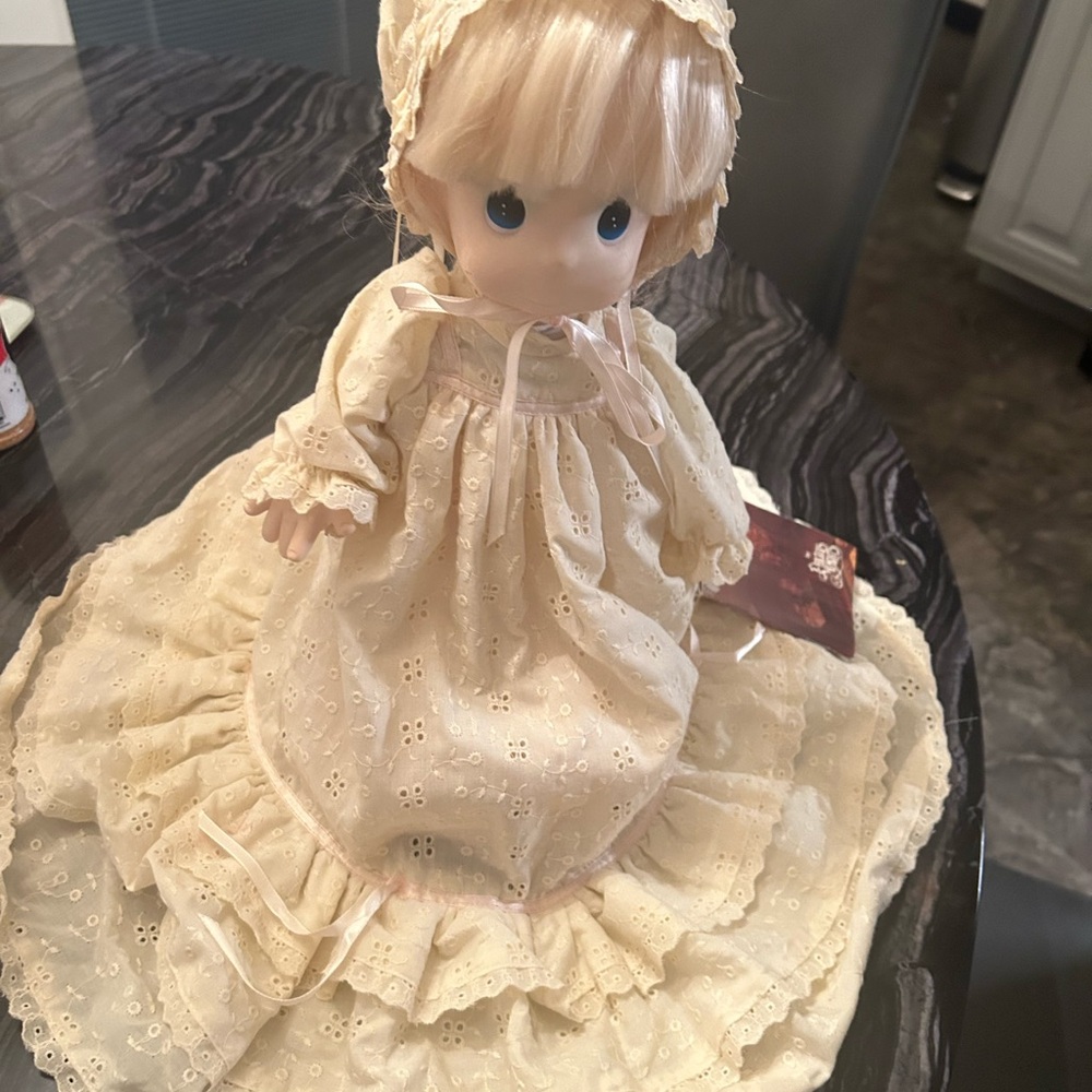 Vintage ‘91 Precious Moments Jenny Lace Dress with Bonnet